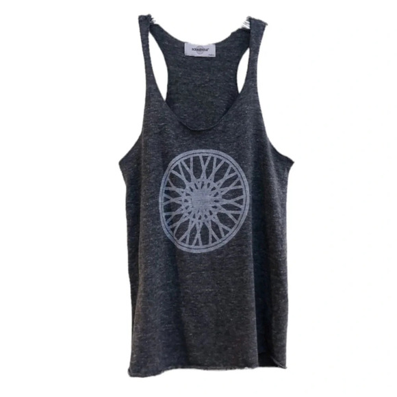 soulcycle Tops - Soulcycle Logo Racerback Gray Athletic Athleisure Tank Top Women's Medium